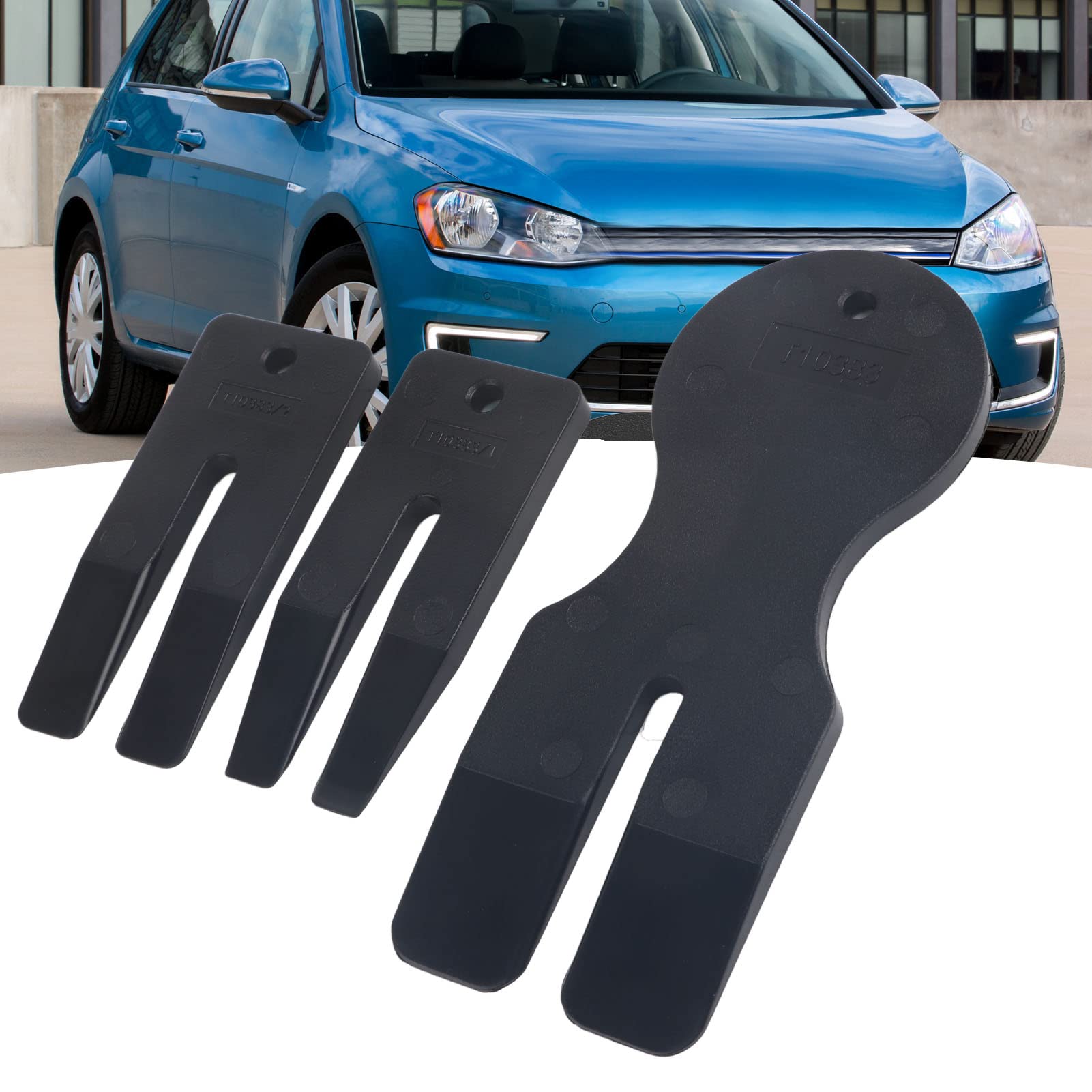 AOWINHIT 3pcs Door Trim Wedge Panel Clip Tool T10383 Car Door Removal Tool Replacement