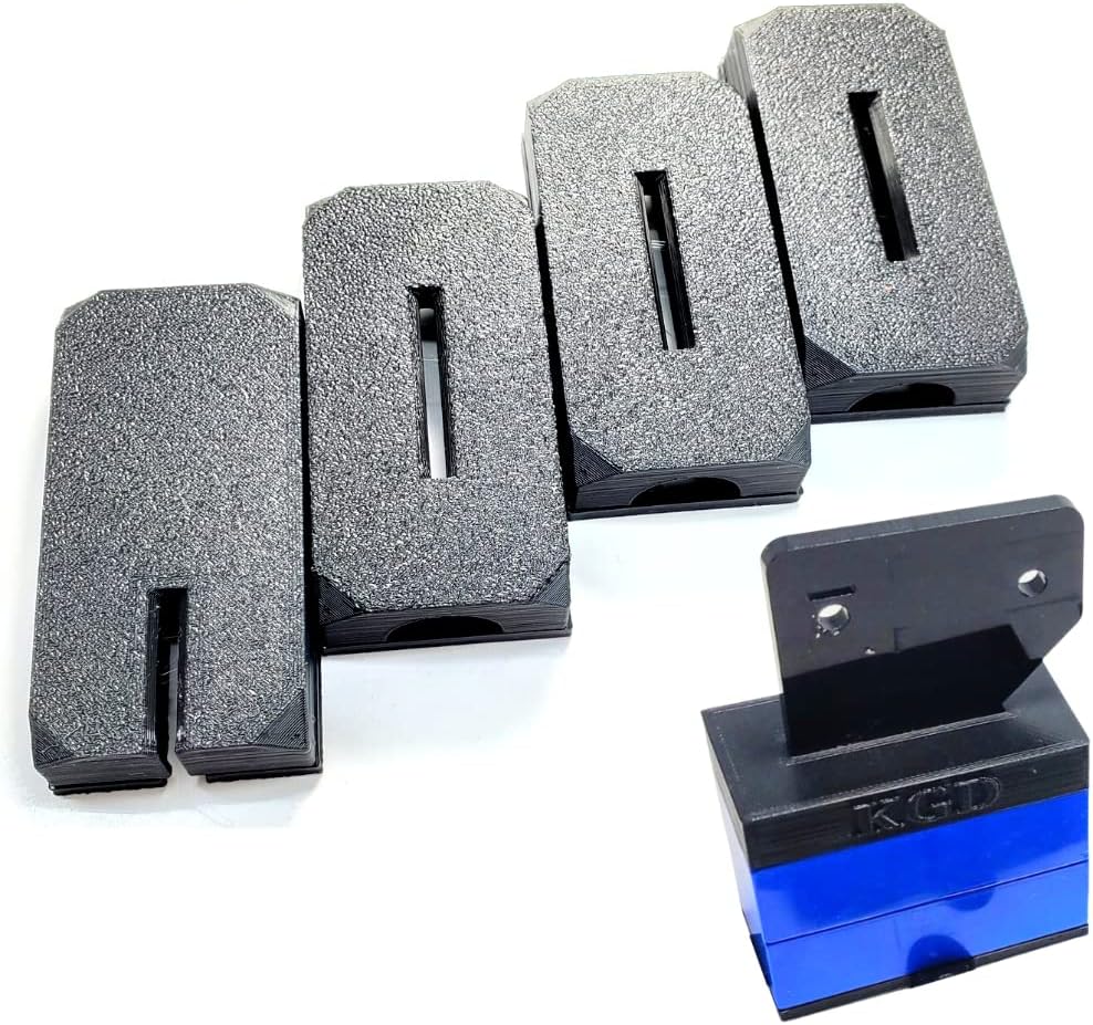 King Gubby Stackable Laser Engraver Feet - Raise Your Laser Master 2 Pro Using Popular Children's Stackable Bricks - Perfect for Rotary Accessories, Raised Cutting Beds, & Tall Burn Surfaces, KG0002