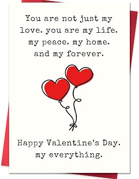 IDU Valentines Day Card,Valentines Day Cards Gifts for Him Her,Valentines Day Card for Husband Wife Boyfriend Girlfriend Couples Men Women Fiance Fiancee