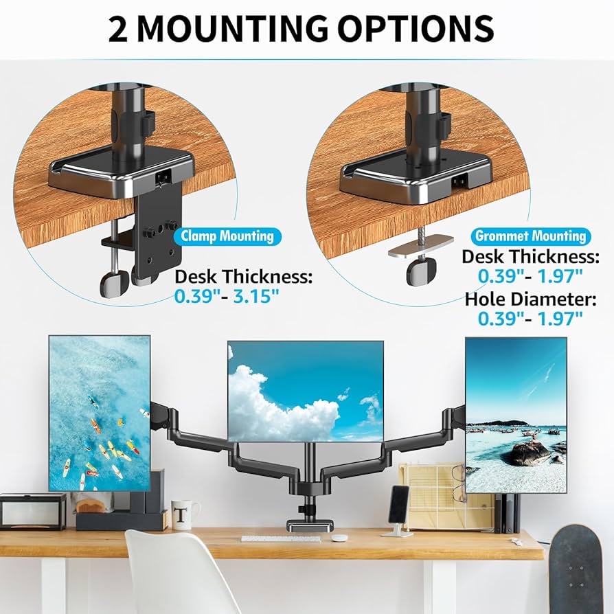 PC本体 モニター3台とモニターアーム付き ラック モニターアーム オフィス 3画面」の人気商品一覧 | 安い