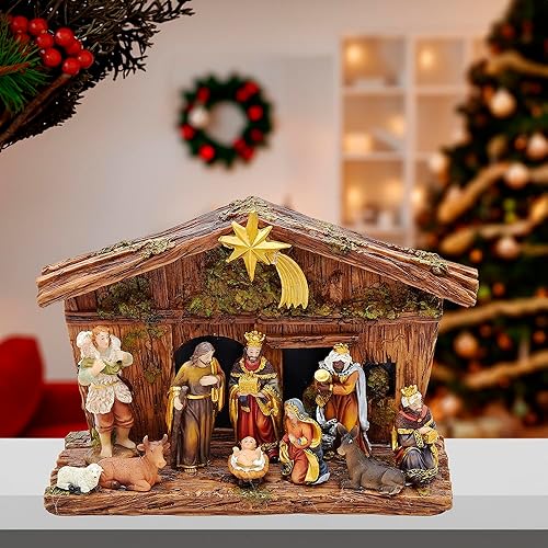 Miniatura 6 de Kurt Adler - Juego de Belén (11 piezas)