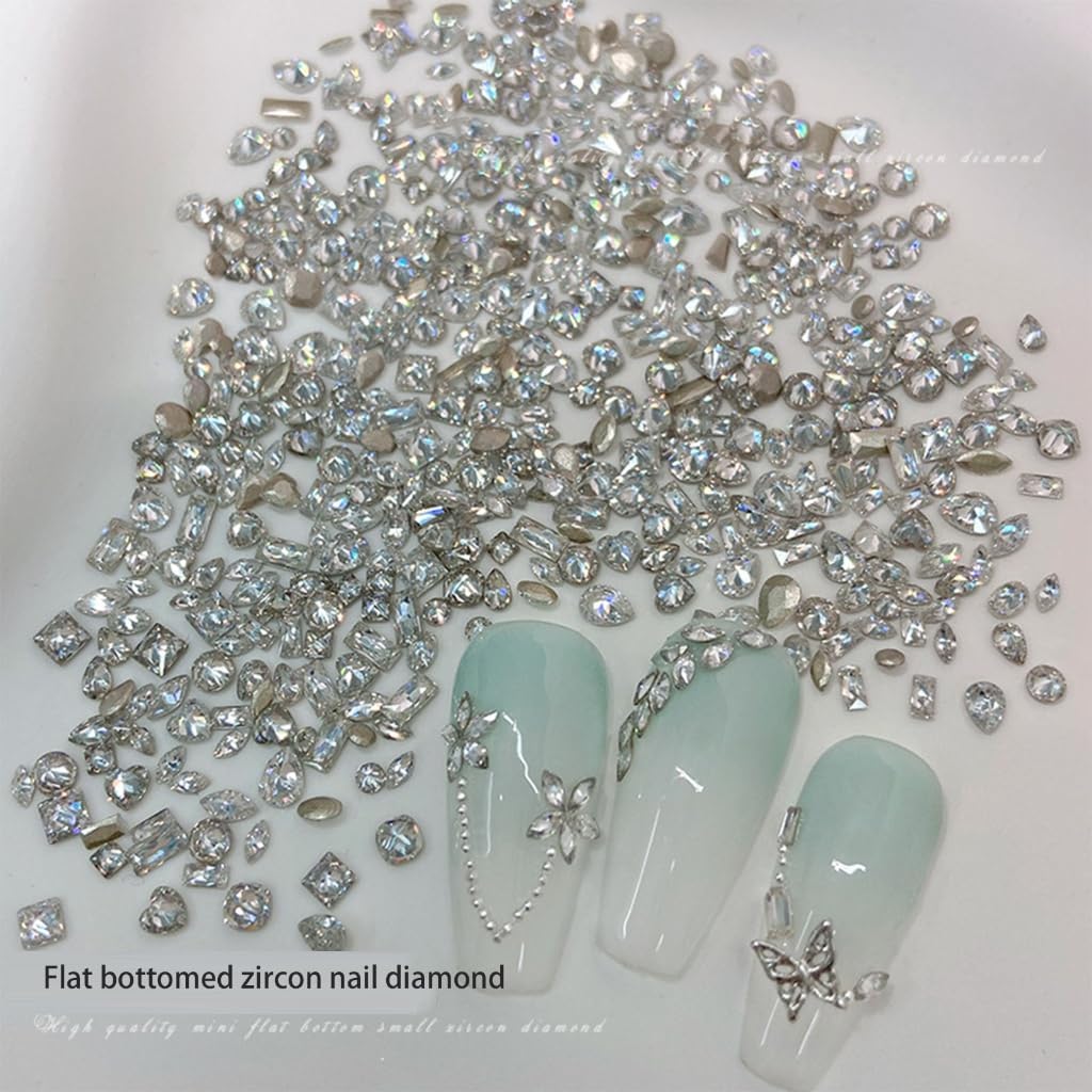 1440Pcs Flatback Rhinestones for Nails Art and Fashion Accessories Crafts