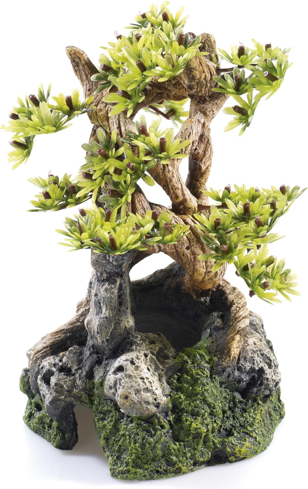 Caldex Limited CLASSIC Bonsai on Rocks Aquarium Ornament 120 x 115 x 200 mm Hand-Painted Non-Toxic Resin Decoration for Freshwater Tanks