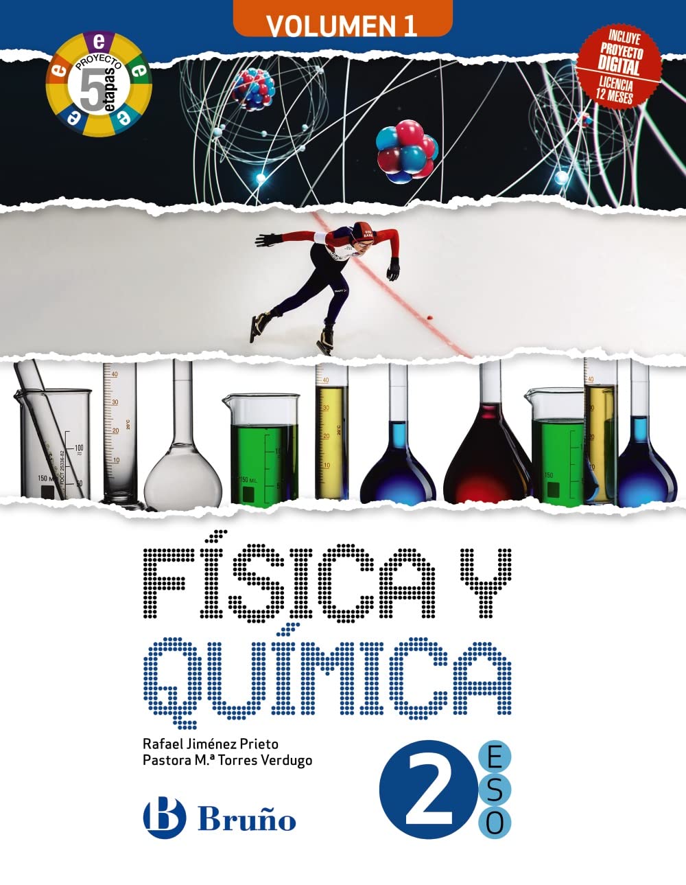 Física y Química 2 ESO 3 volúmenes Proyecto 5 etapas