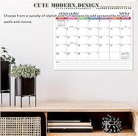 Vista 4 de Calendario de pared 2023-2024-2025, calendario de julio 2023 a diciembre 2024, enero 2024 a junio 2025, calendario de 18 meses, 11.6 x 14.8