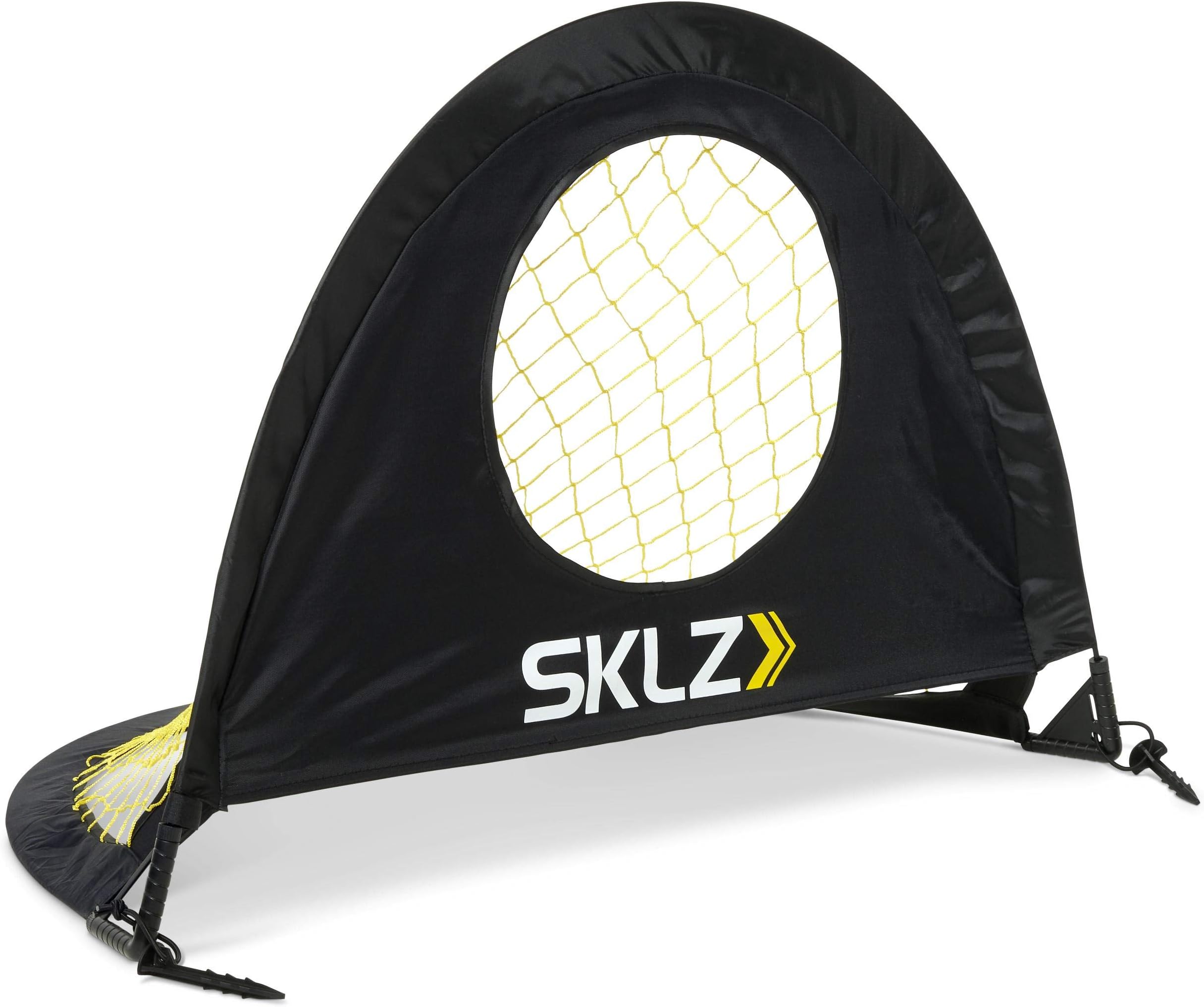 Precision Pop Up Goal, Yellow and Black