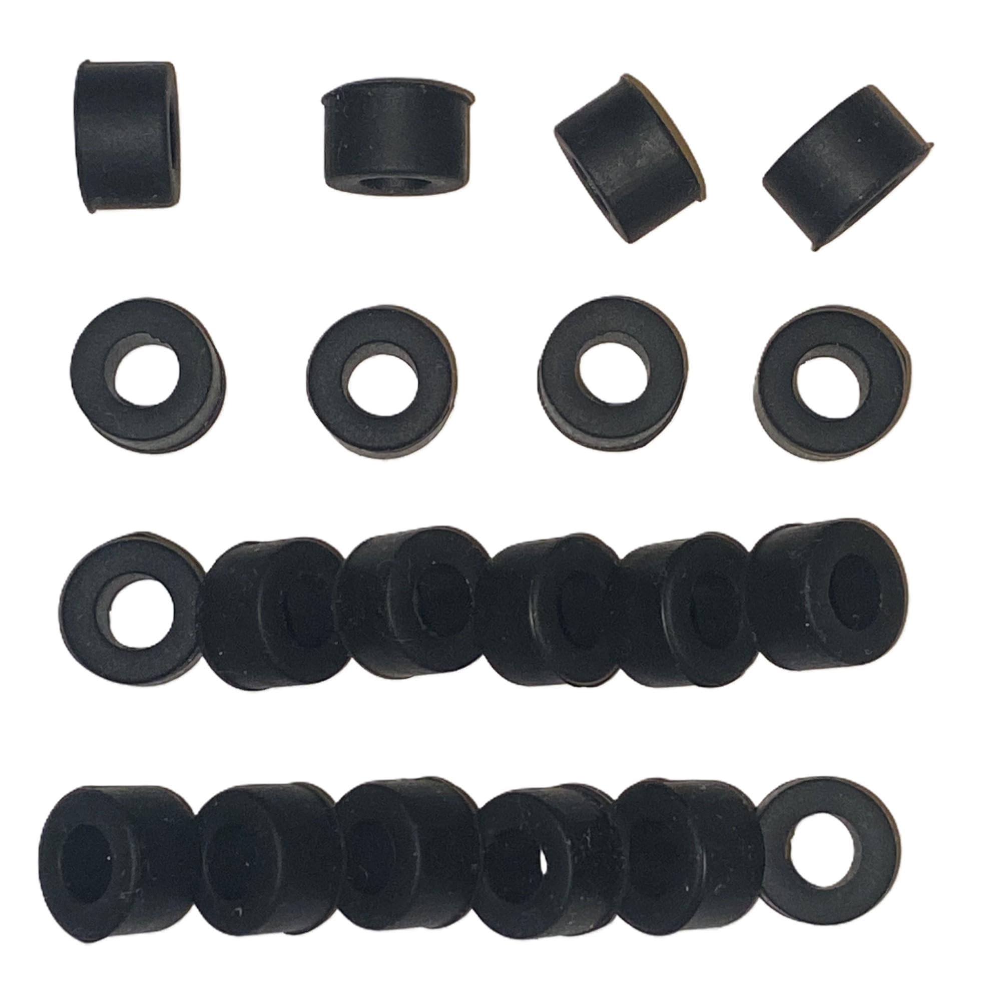 SSC 20 Rear P Type Tyres for Slot Cars, 4.5mm Wide Super Grip Tyres, Replacement Tyres Compatible for Tomy, Tyco, AFX, Aurora Cars, Spare Tyres for Scalextric Slot Cars, Slot Car Accessories