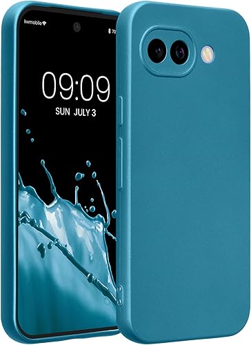 Miniatura 195 de kwmobile Funda compatible con Google Pixel 9 Pro - Funda protectora delgada de TPU para teléfono - Acabado mate suave - Negro mate NEGRO MATE,Piedra