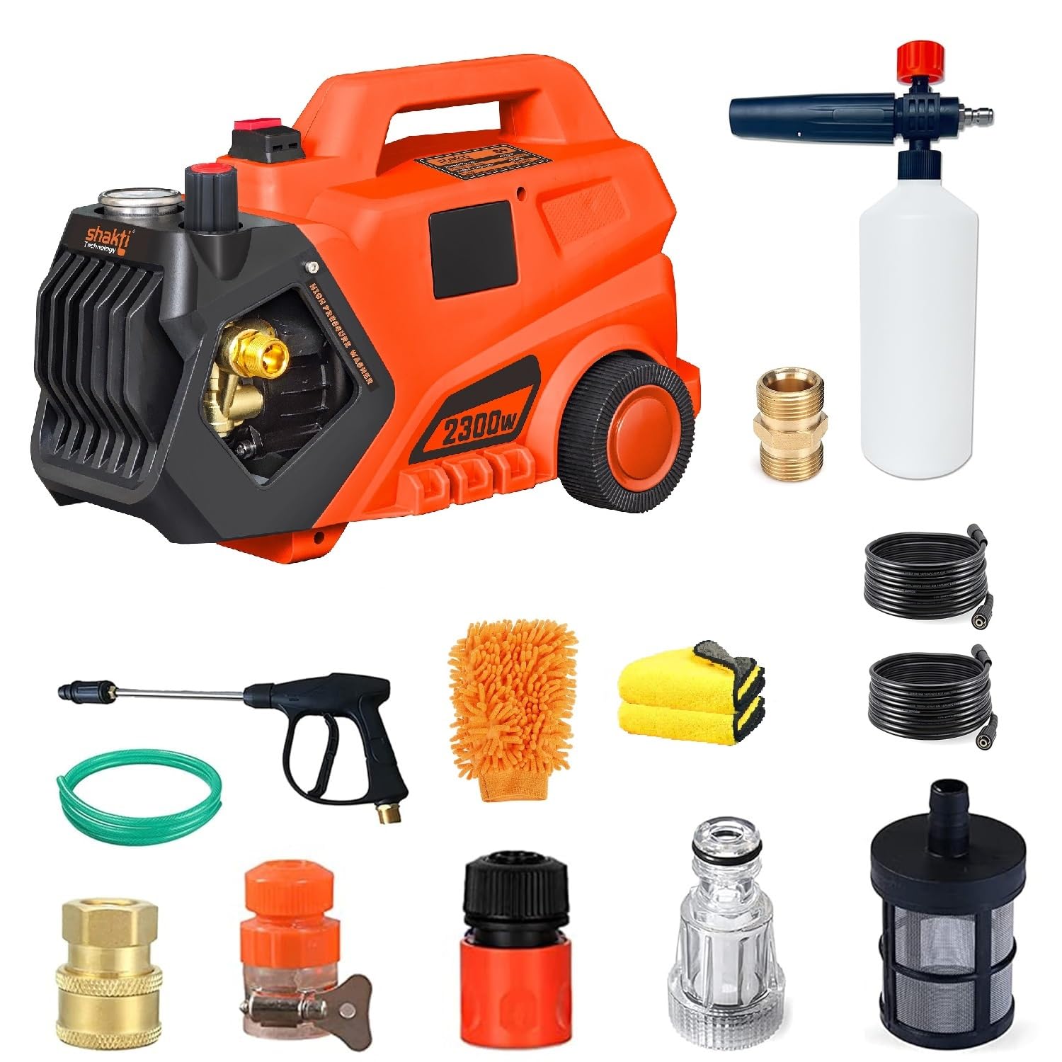 See full amazon price history chart for Shakti Technology S9 Pro High Pressure Car Washer Machine 2300 Watts, Pressure 150 Bar, 8+8 Meter Hose Pipe, Digital Display Function With 1L Foam Cannon & Adjustable Pressure Control Feature (S9 Pro) Shakti Technology S9 Pro High Pressure Car Washer Machine 2300 Watts, Pressure 150 Bar, 8+8 Meter Hose Pipe, Digital Display Function With 1L Foam Cannon & Adjustable Pressure Control Feature (S9 Pro) (B0CVN7PN7F) Amazon Price History, Amazon Price Tracker