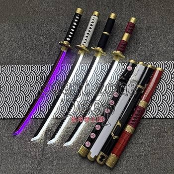 Amazon.co.jp: ロロノア・ゾロ コスプレ道具 日本刀 LED発光 武器 閻魔 Amazon.co.jp: ロロノア・ゾロ コスプレ道具 日本刀 LED発光 武器 閻魔