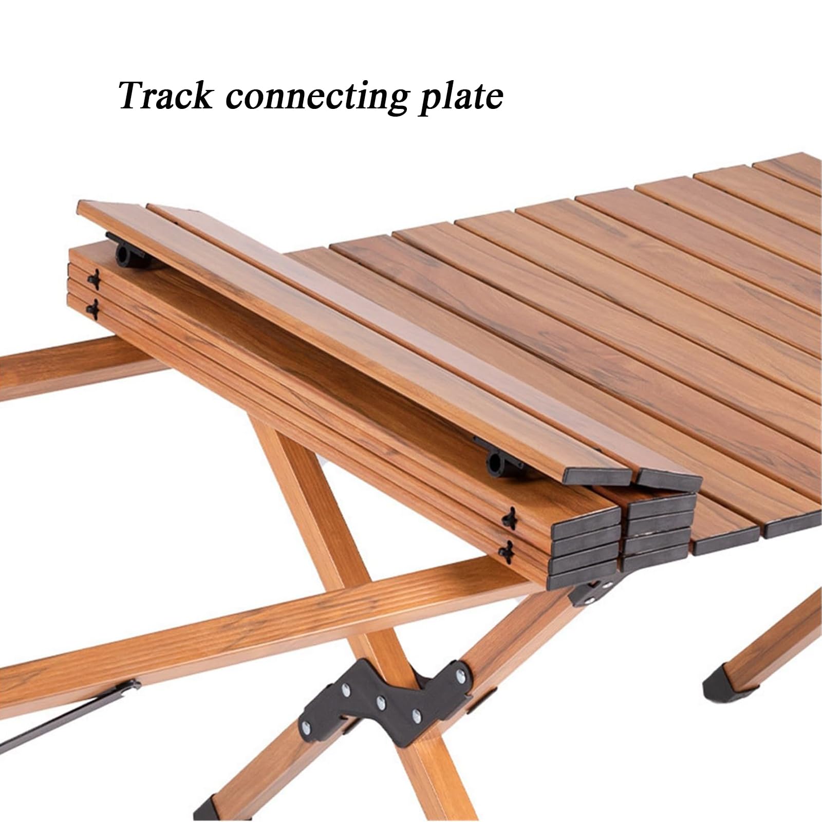 Tavolo da campeggio pieghevole – Tavolo da picnic portatile in alluminio per barbecue all'aperto e uso in cortile, design leggero e salvaspazio