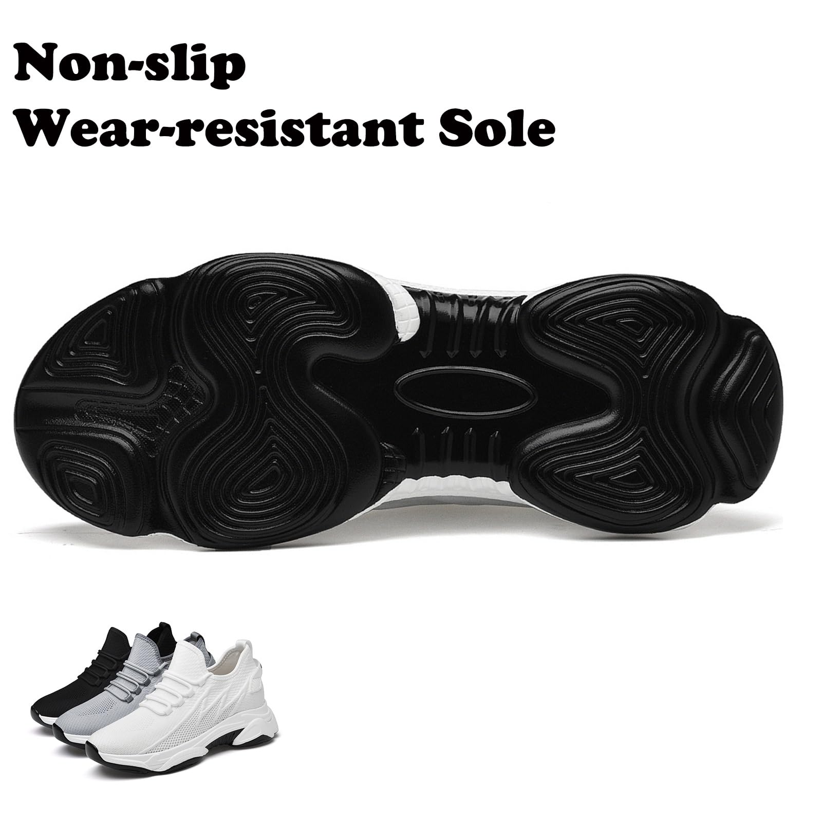 Zapatillas Elevadoras para Hombre Mujer 4/6/8/10 Cm Unisex Invisibles Aumentar la Altura Exteriores Informales Ligeros Cómodos Antideslizantes Transpirables Malla Zapatillas
