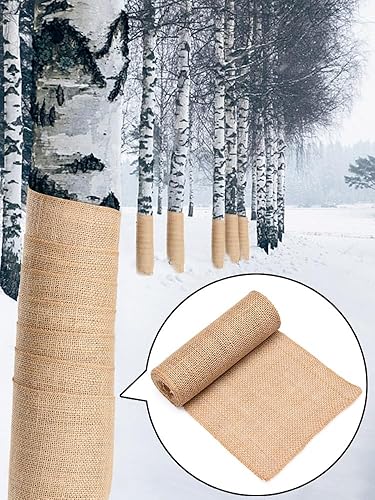 Miniatura 9 de Tela de arpillera natural para paisaje, rollo de arpillera para jardinería, rollo de tela de arpillera natural, rollo de tela rústica multiusos para