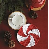 Vista 9 de Bernat Handicrafter - Hilo de algodón de colores sólidos, 1.75 oz, calibre 4 mediano, 100% algodón, Rojo Country