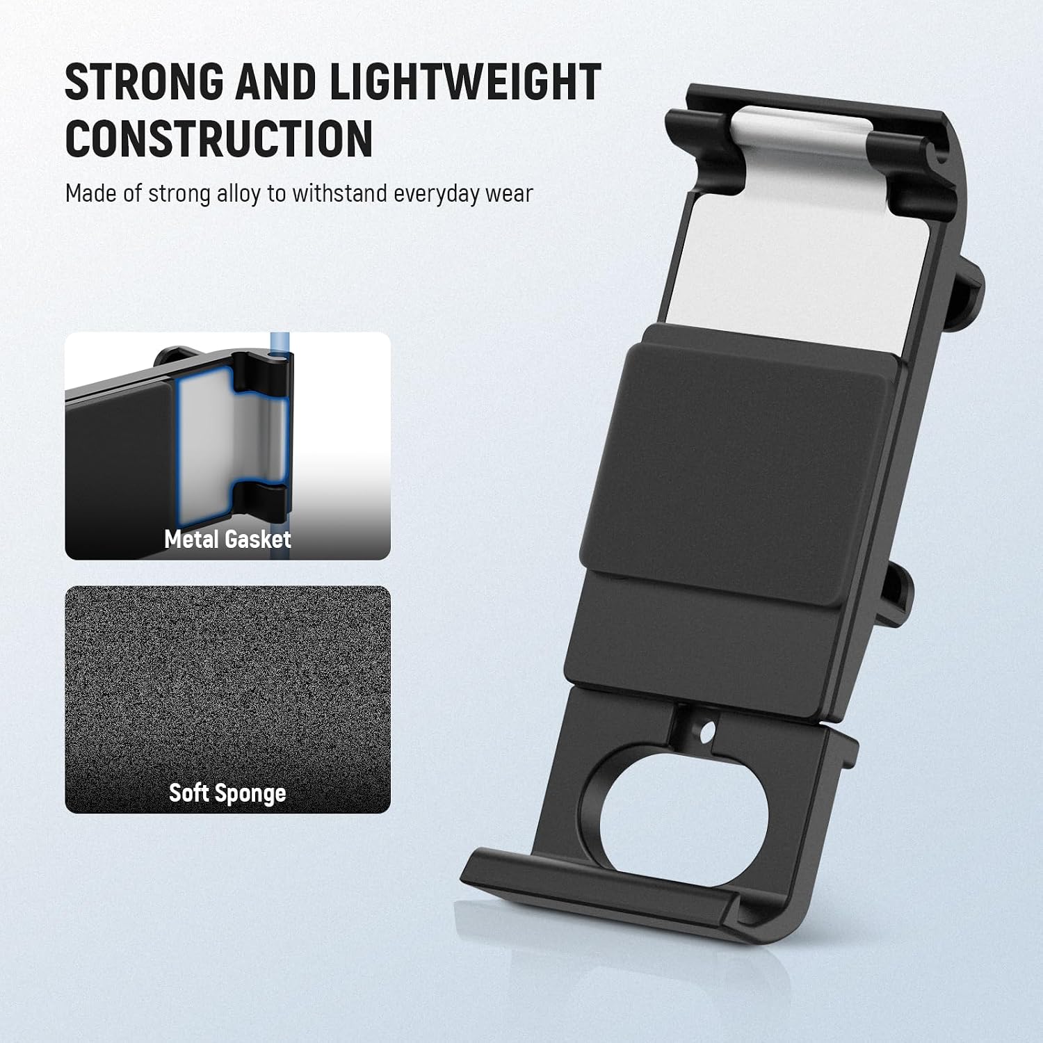 NEEWER Action Camera Side Door Compatible with GoPro Hero 13 12 11 10 9 Black, Dustproof Battery Compartment Cover Replacement with Cold Shoe for Accessories & USB C Charging Port Pass Through, GP-91