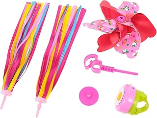 Garneck Conjunto De 1 Conjunto De Fitas De Guidão De Bicicleta Para Crianças Fitas De Scooter Para Decoração De Bebê Conjunto De 1 Conjunto De Fitas De Guidão Para Crianças Fitas De