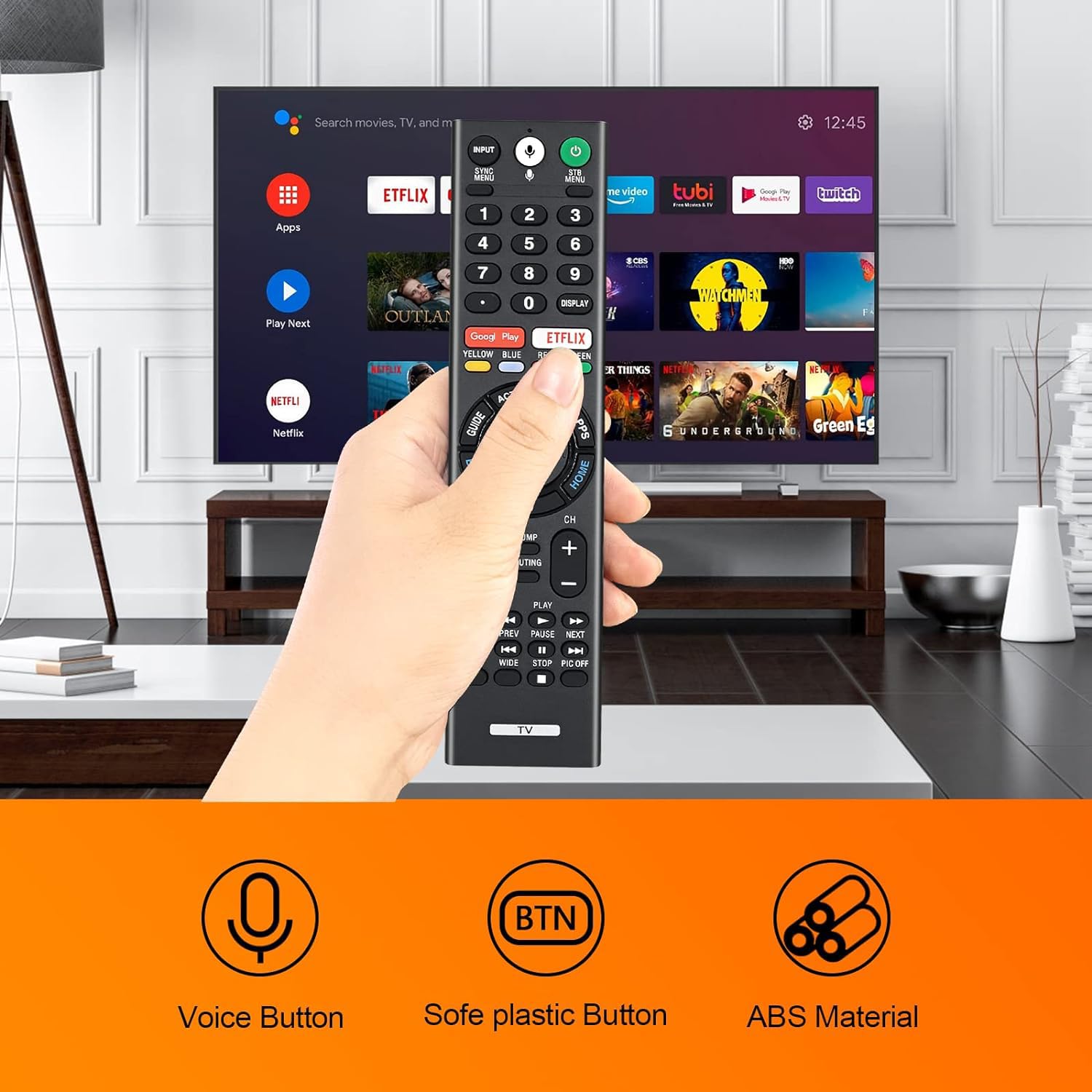 Sony Xb300 Replacement Voice Remote Control For Sony 4K Smart TV (Model ...