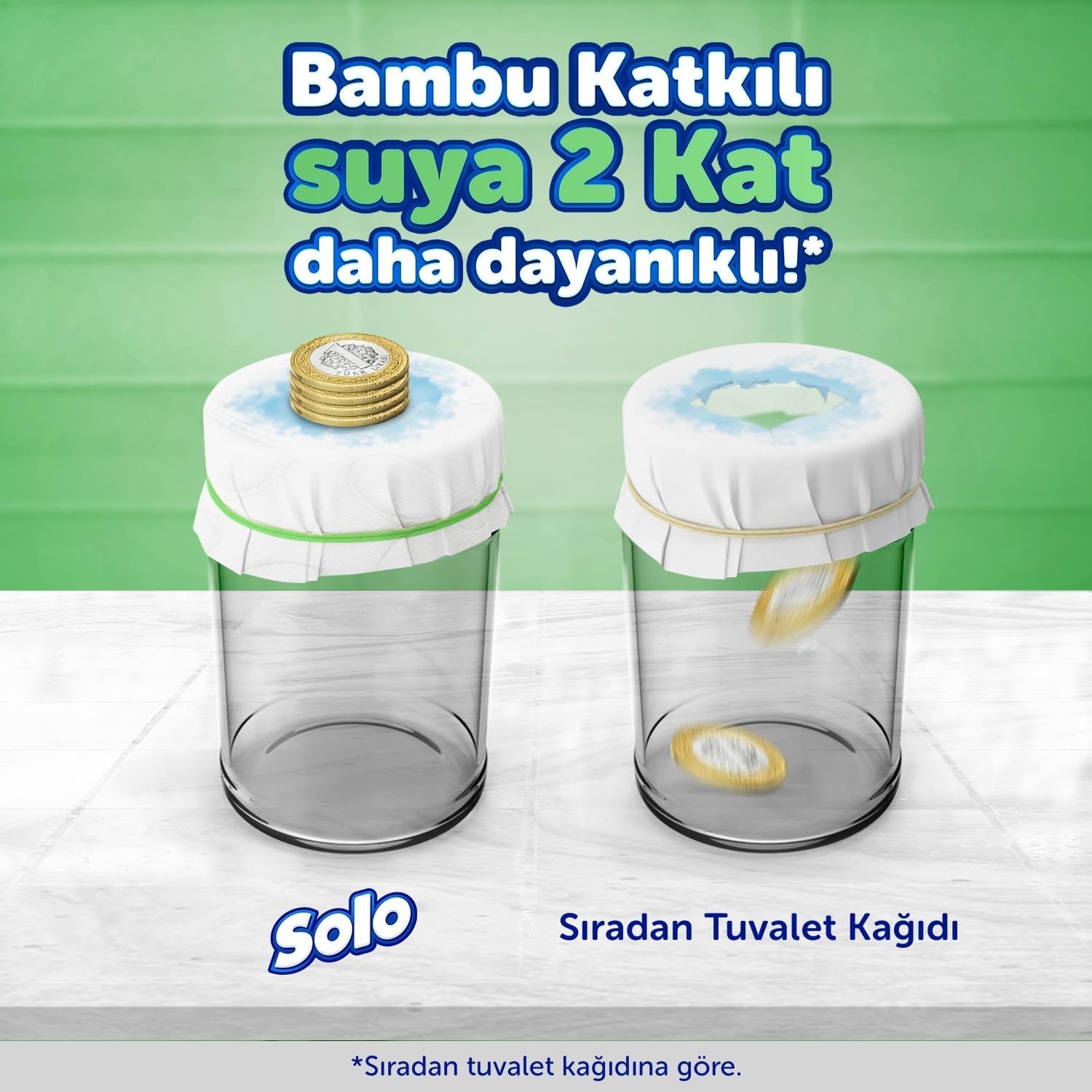 Solo Tuvalet Kağıdı Bambu Katkılı 12'li