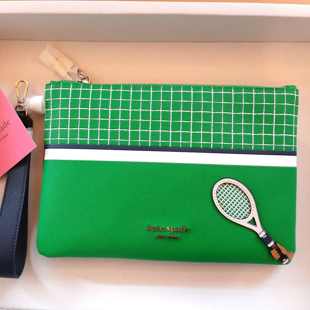 新品タグつき　kate spade　ケイト・スペード　テニス　ポーチ タグつきkate spade ケイト・スペード テニス ポーチ Check!＞“テニス