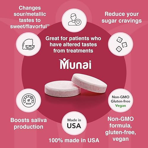 Miniatura 3 de Munai Miracle Berry Tablets - 12 unidades Tabletas que cambian de sabor que son naturales fórmula sin OMG especialmente diseñada para mejorar el