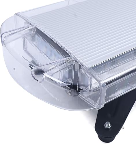 Miniatura 9 de Eacon - Barra de luz de emergencia de 51 pulgadas, 16 modos intermitentes, tira estroboscópica de 96 LED con interruptor de pantalla de bocina,