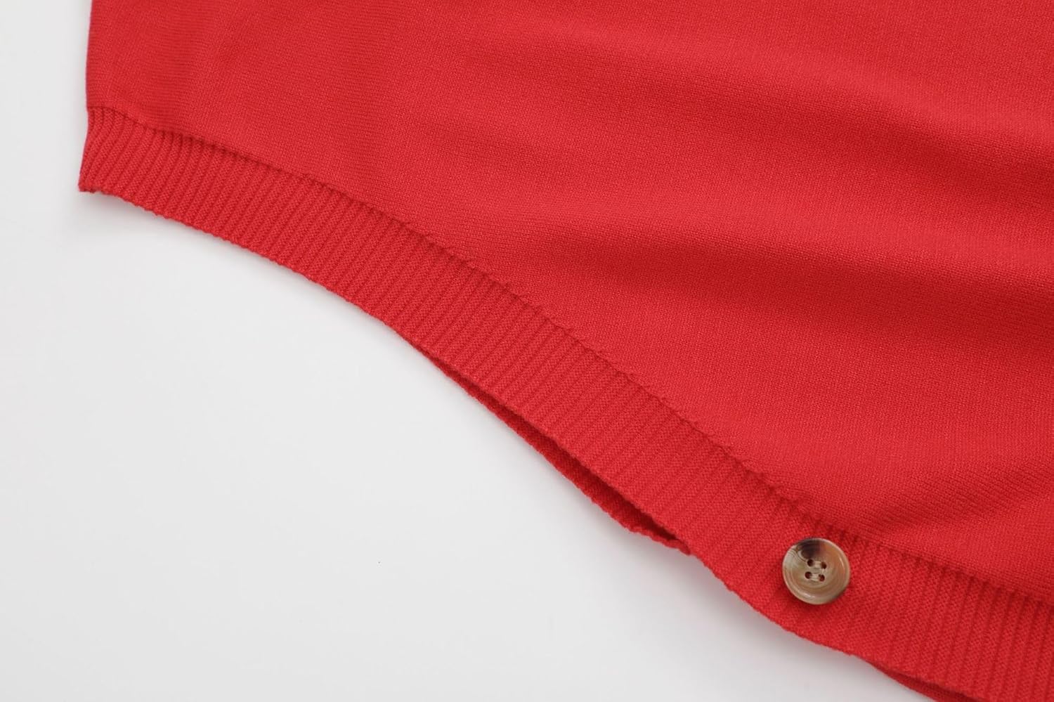 Women's Sweater Vest V Neck Sleeveless Pullover Knit Vest Casual Solid Ribbed Sweaters Tops - Image 5