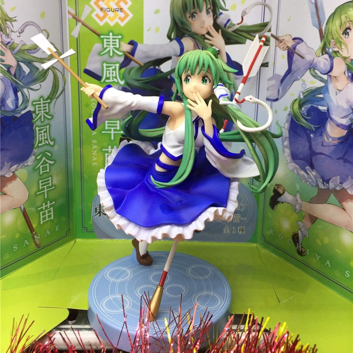 Amazon Co Jp 風流東方project東風谷早苗デコレーションアニメの女の子キャラクターデスクトップ装飾ギフト ホビー