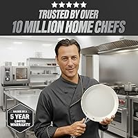 Vista 5 de GOTHAM STEEL 10 Inch Non Stick Frying Pans Nonstick Skillet, Ceramic Pan for Cooking Non Toxic, Nonstick Frying Pan Skillets with Stay Cool Handle