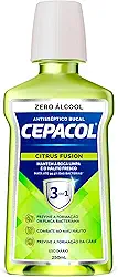 Cepacol - Enxaguante Bucal Citrus Fusion - Sem Álcool, Refrescante e Antisséptico - 250ml