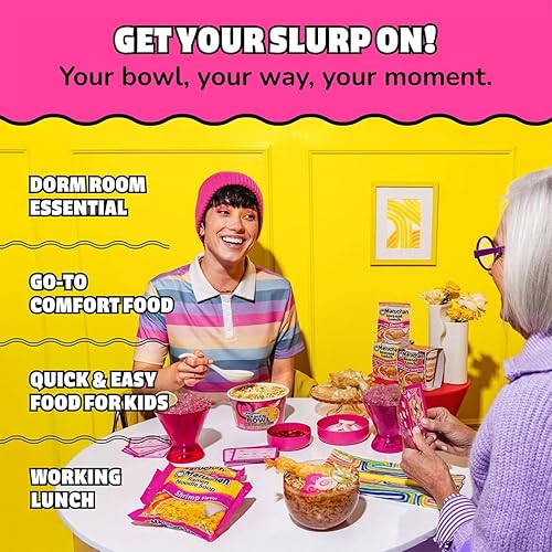 Miniatura 7 de Maruchan Camarones Ramen, fideos Ramen instantáneos, comidas listas para comer, 3 onzas, 24 unidades Listo para comer, 3 oz, 24