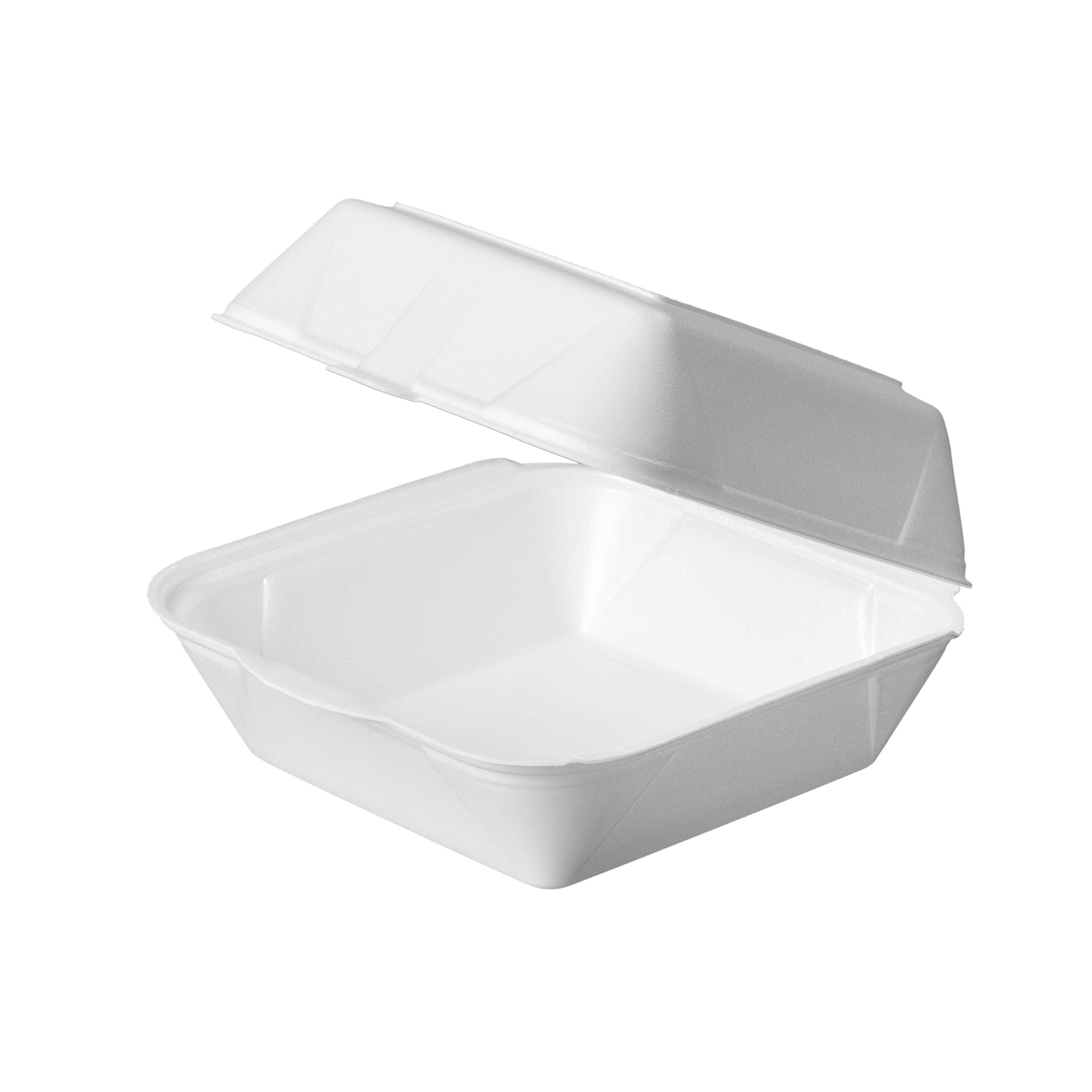 Envases para Hamburguesa de Color Blanco 200 uds de 21x20,50x10 cm Reutilizable y Lavable para Restaurantes y Eventos Mantiene la Temperatura