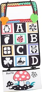 ibasenice Espelho Distorcido Livro De Pano Brinquedos De Animais Livro De Pano De Bebê Brinquedos Para Bebês Livro De Pano Educativo Precoce Bebê Livro De Pano Bebê Livro