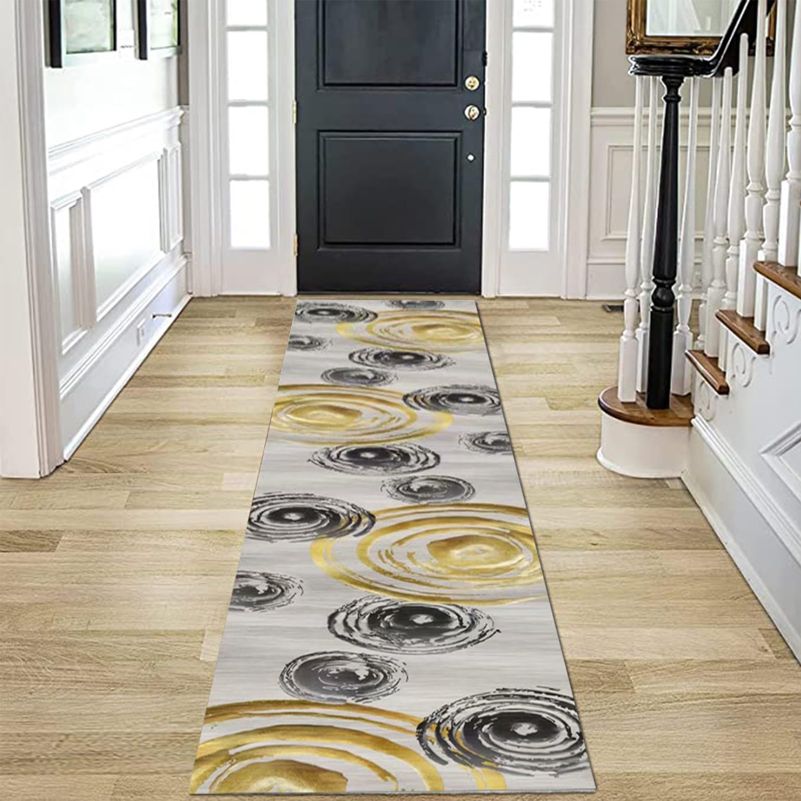 Runner Tapijt Grijs Rood Hal Smal Runner Tapijt voor Doorgang Gang Hal Keuken Trap 100cm 1,5m 2m 2,5m 300cm 350cm 4m 5m 6m Extra lang tapijt (Size : 70×250cm