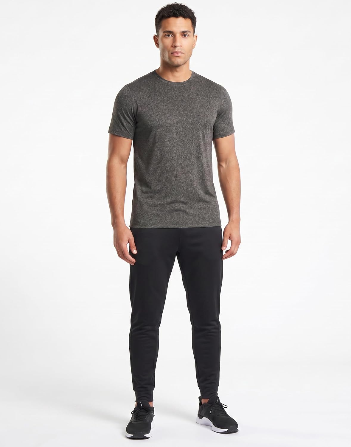 RPOVIG Men's 5 Pack Workout Gym T-Shirts Running Athletic T Shirts Hipster Short Shirt Men Clothes Wicking Shirts