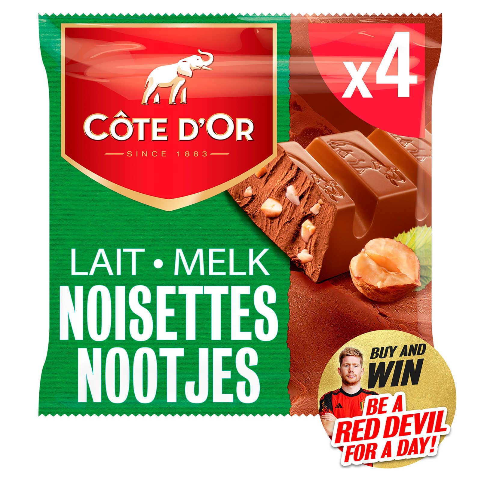 Buy Côte D Or Belgian Chocolate Milk Chocolate Bar Whole Hazelnuts 4