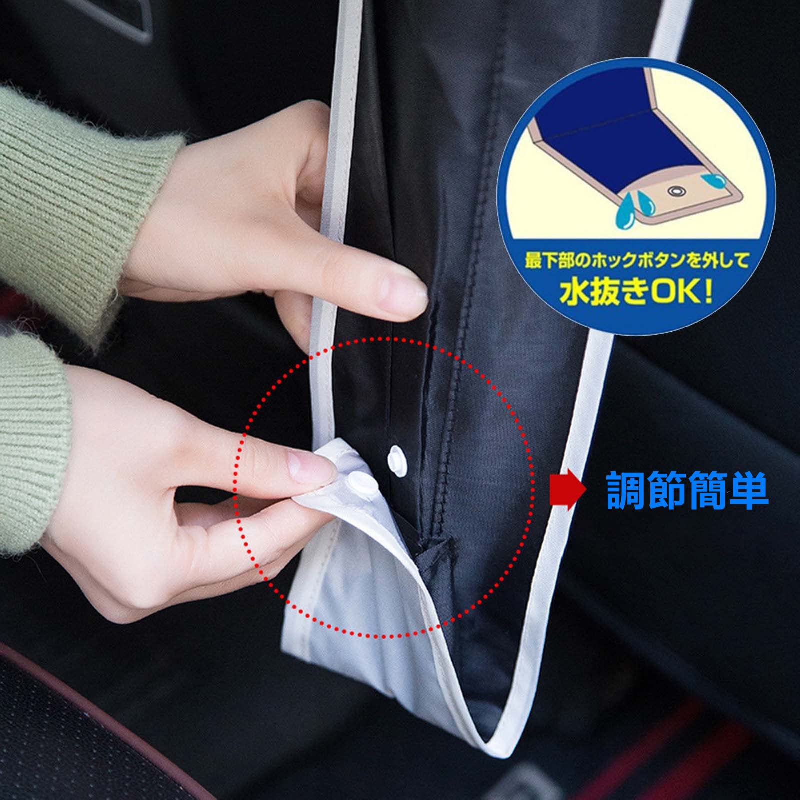 Amazon.co.jp: Tsukitoy 車 傘入れケース 傘ホルダー 傘袋 3本収納 長