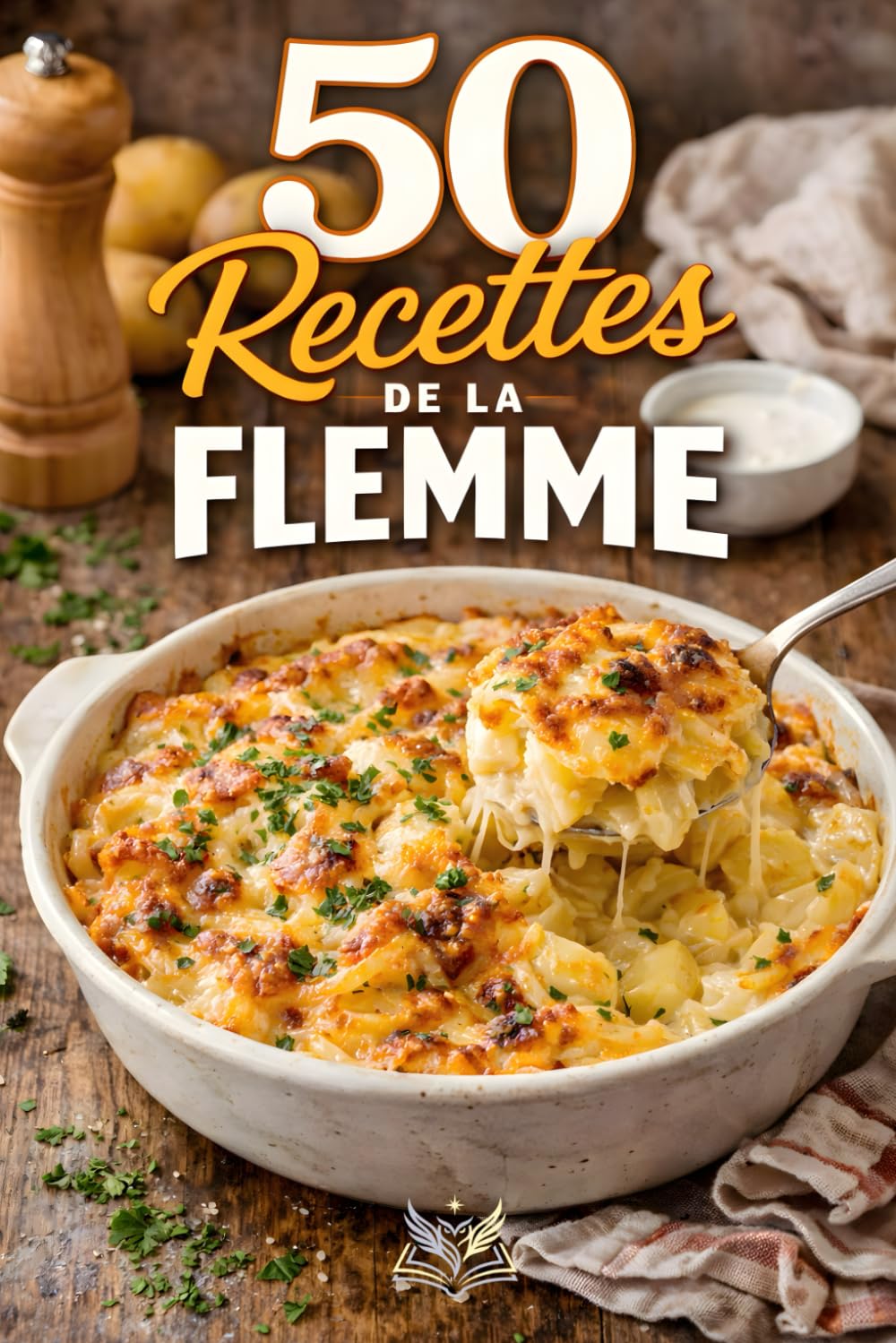 50 recettes de la flemme: Cuisine facile pour débutant : des repas express, économiques et savoureux, Idées de repas simples faciles et pas chers