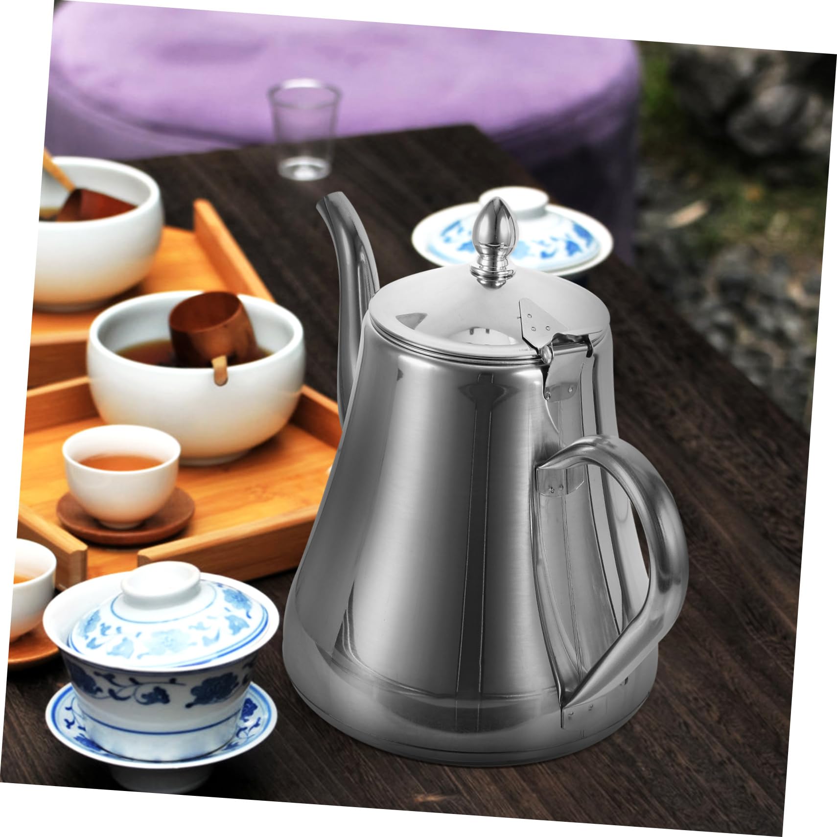 Tetera De Acero Inoxidable Infusor Interior Tetera Hogar y Cocina Para Preparar Infusiones De Té