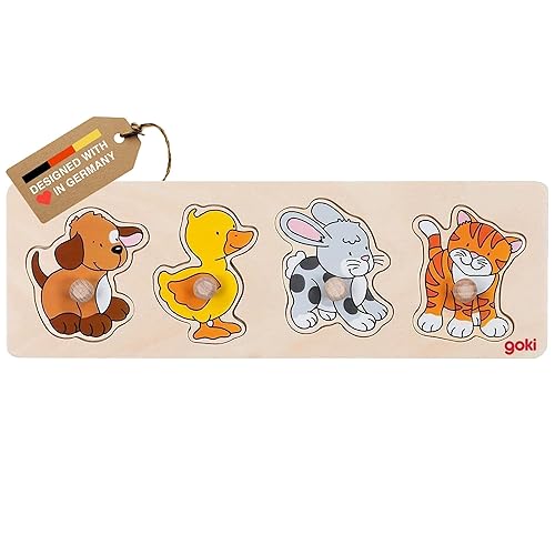 Goki - 2041533 - Puzzle En Bois À Encastrement -