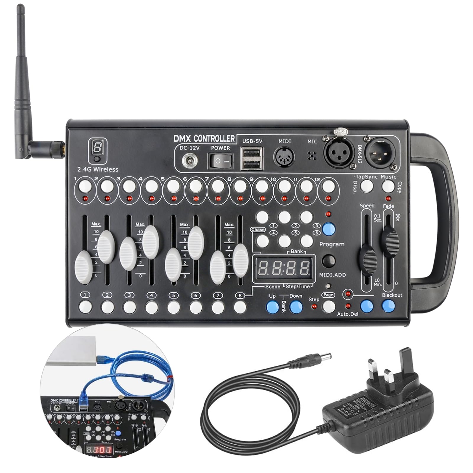 Dmx 512 Lighting Control Systems Showtec Lite 12 12 Channel DMX
