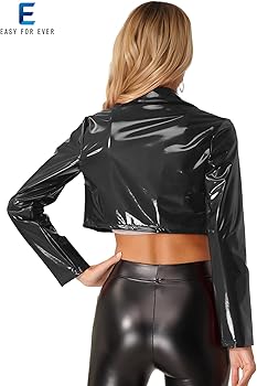ジャケット・アウター meltthelady cropped leather like jacket Bubbles - meltthelady cropped leather like jacketの通販 by