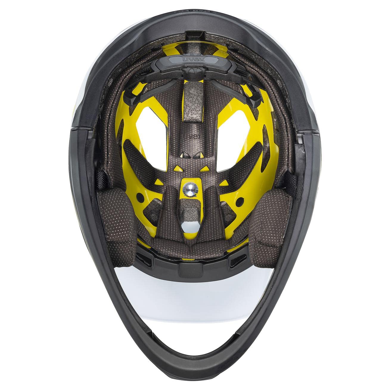 uvex revolt MIPS - ekstremalnie lekki kask MTB unisex - system MIPS - indywidualna regulacja wielkości - cloud-black matt - 57-61 cm