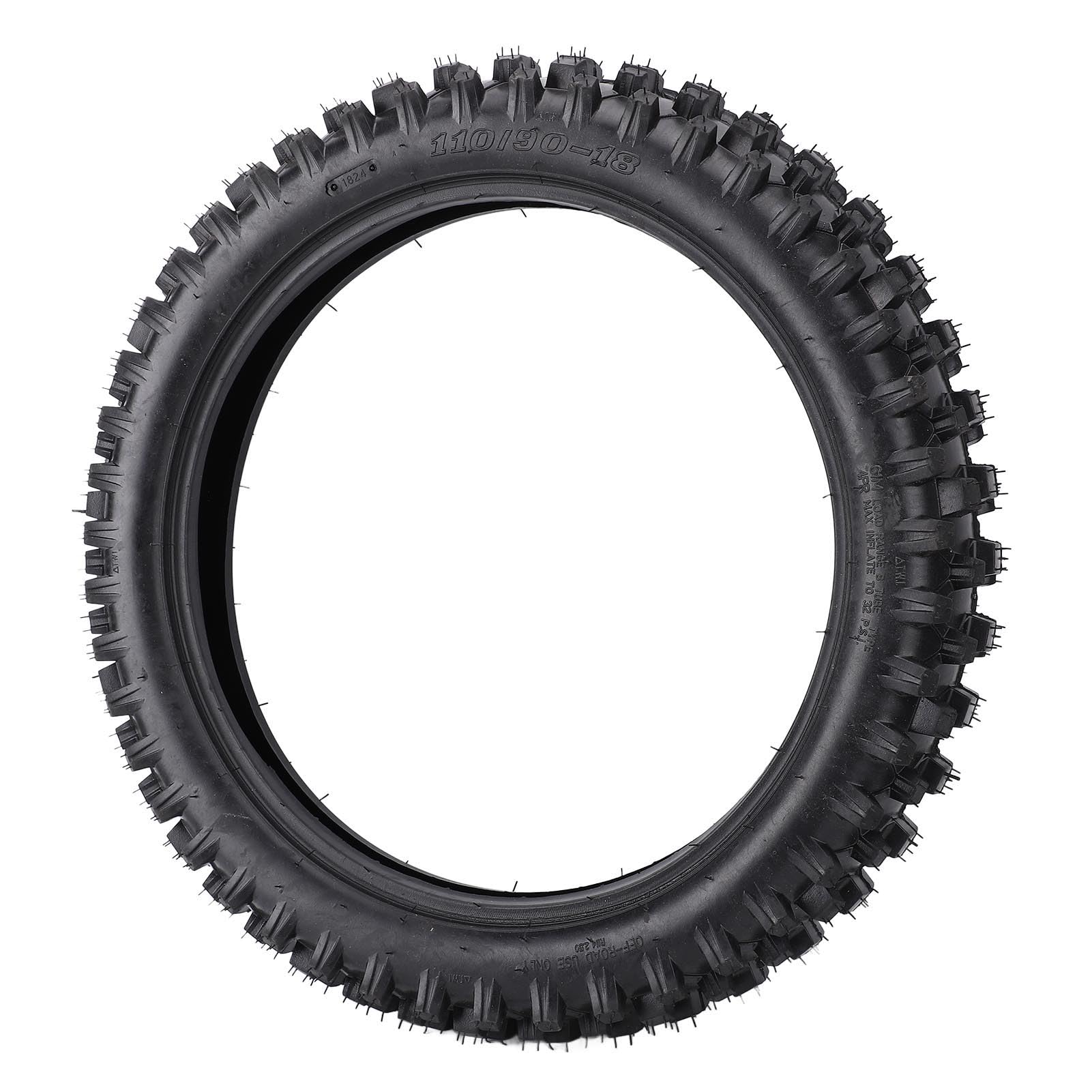 Tbest Opona do Roweru Terenowego 110/90-18 3,00 - Doskonała przyczepność, Antypoślizgowe Felgi 4PR Motocykl Terenowy