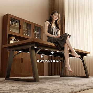 Dining Table for 4 People, Cafe Table, Space-Saving, Home Kitchen, Easy to Clean, Resistant to Scratches and Stains, Suitable for Library/Office, Business Meetings/Lounge, Dining Table, Light Oak