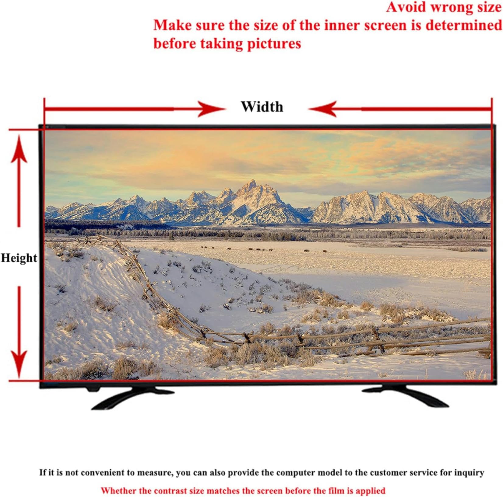 Protector De Pantalla Mate Antirreflejos para Televisores De 50 Pulgadas, Bloquea La Luz Azul Dañina, Protege Tus Ojos Y Te Ayuda A Dormir Mejor, 50 Pulgadas