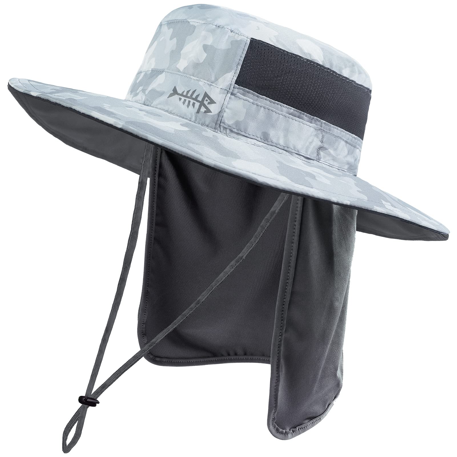 Bassdash UPF 50+ Sombrero de Pesca Solar Resistente al Agua con Solapa de Cuello Desmontable — view 9