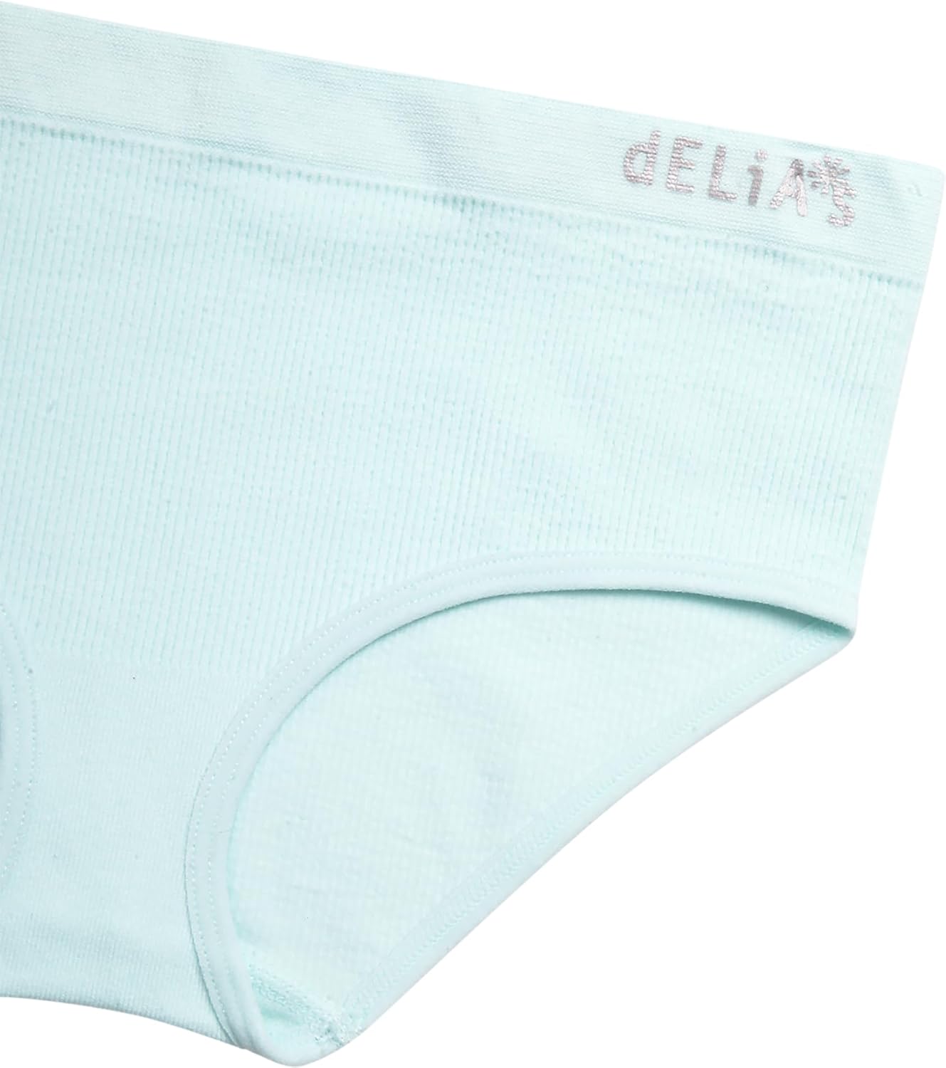 dELiA*s Girls Underwear Set - 7 Piece Soft Stretch Seamless Ribbed Training Bra and Hipster Panties (Sizes 7-16)