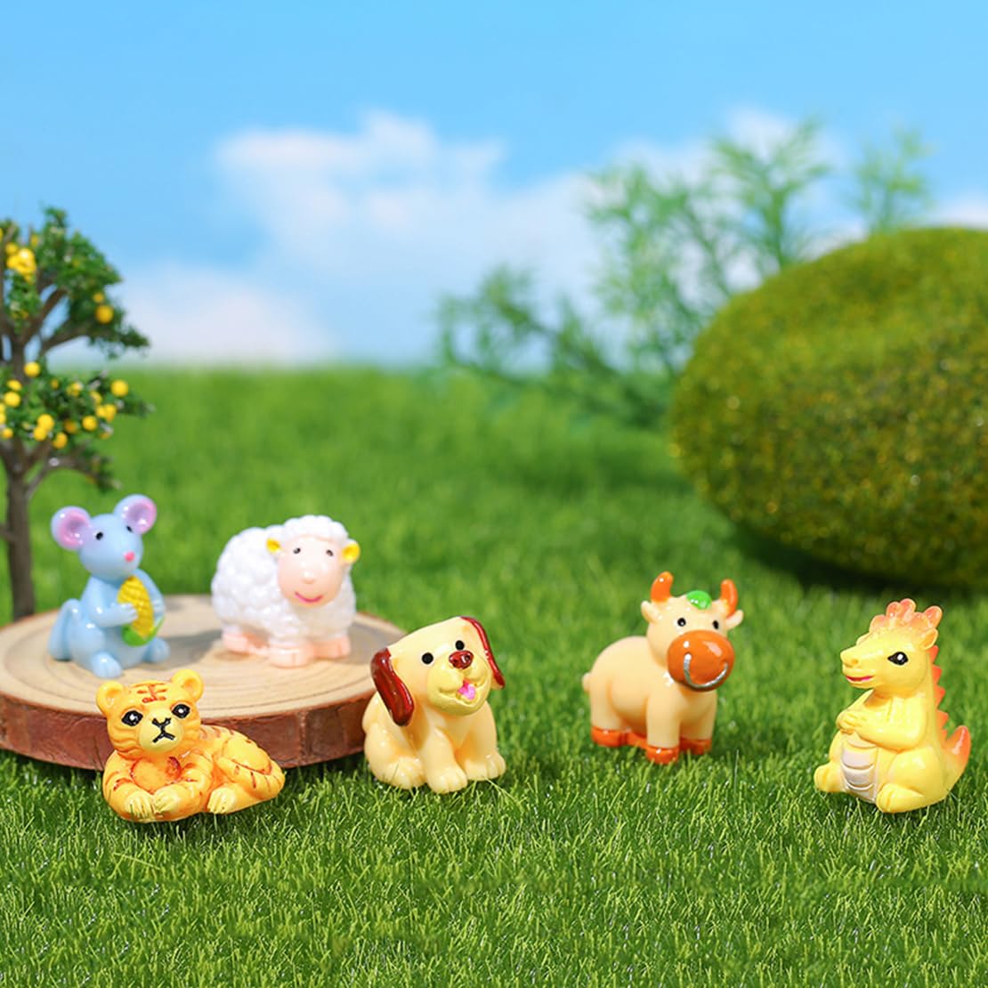 Amazon.co.jp: DeryArcle 干支 置物 12個 十二支セット かわいい