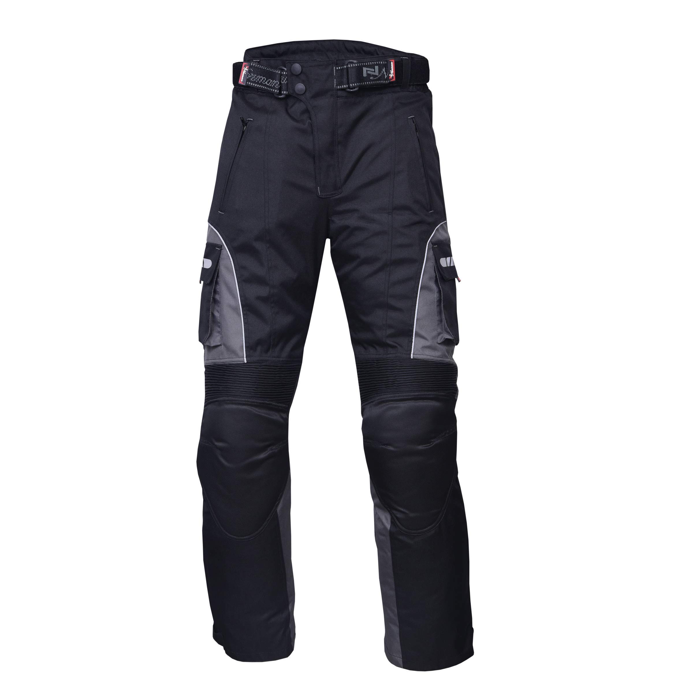 NORMAN Motocyklowe wodoszczelne Cordura, tekstylne spodnie, ochraniacze, odblaski, kolor