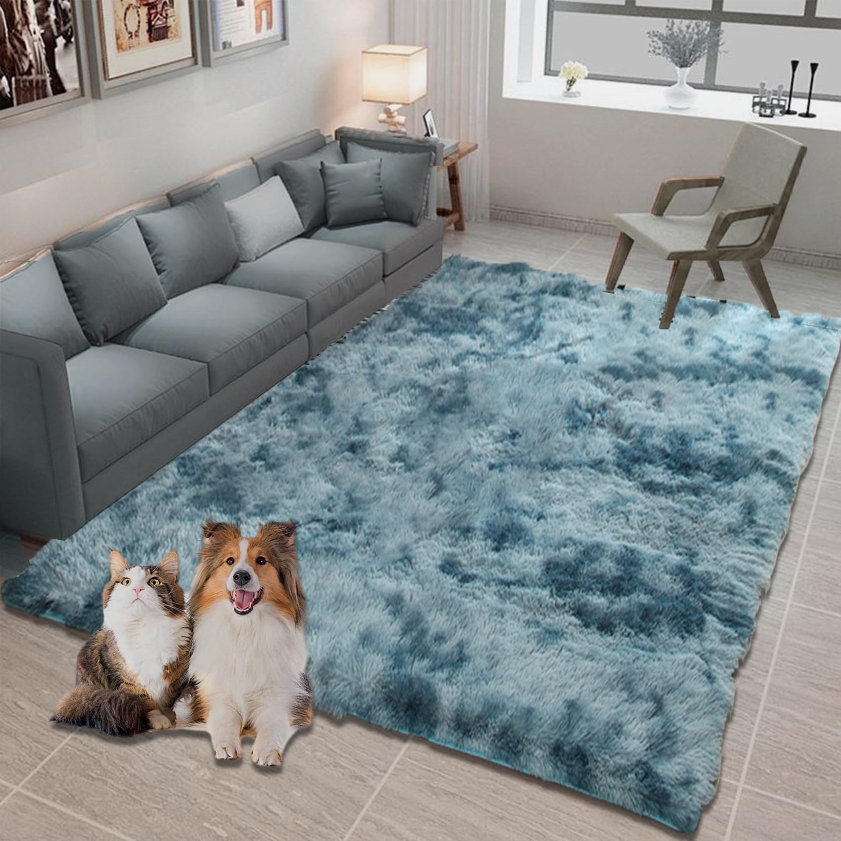 Amazon | ホットカーペット対応ラグ 125 x 160 cm ふわふわ肌触